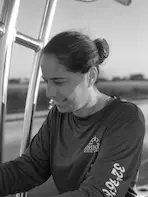 Suzanne Echemendia-Wirth at desk