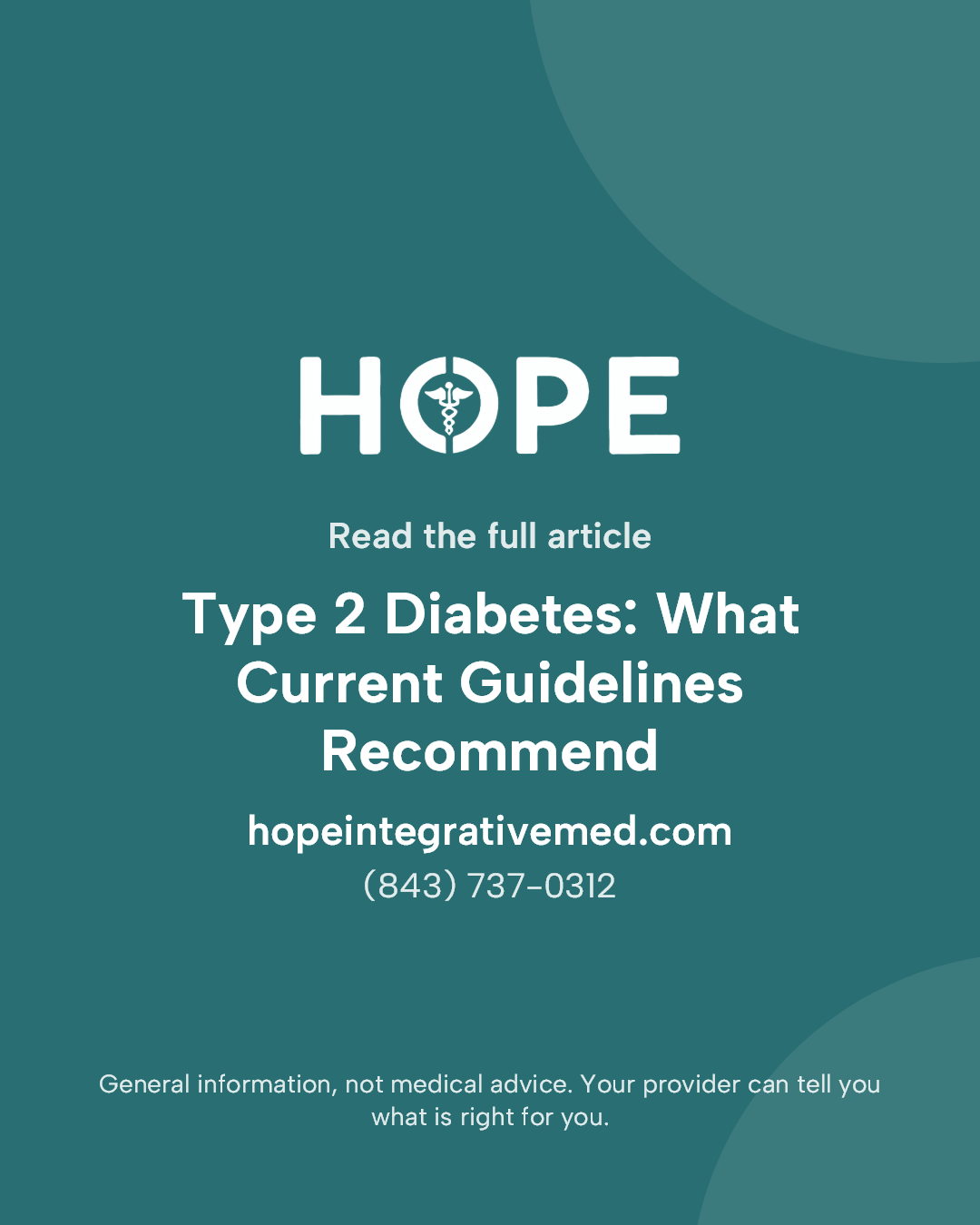 Read the full article: Type 2 Diabetes: What Current Guidelines Recommend.
