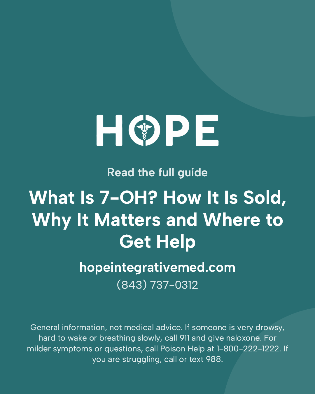 Read the full article: What Is 7-OH? How It Is Sold, Why It Matters and Where to Get Help.
