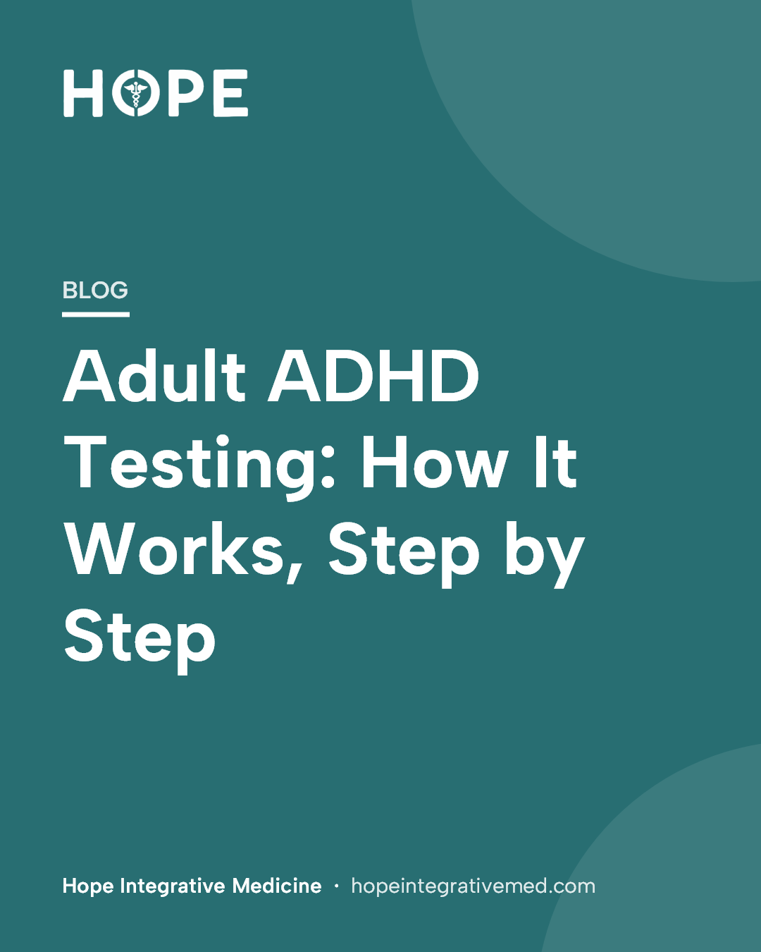 Title card: Adult ADHD Testing: How It Works, Step by Step.