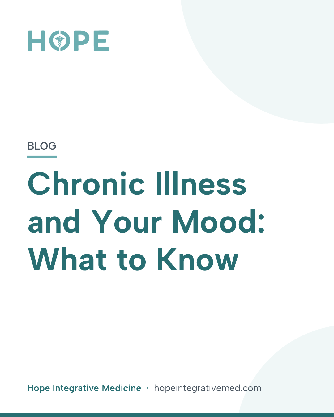 Title card: Chronic Illness and Your Mood: What to Know.